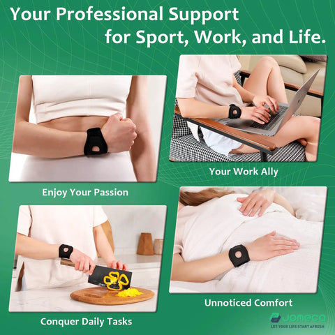 TFCC Tears Wrist Brace With Built-In Ring Pad For Ulnar Side Wrist Pain And DRUJ Instability worn in various daily activities