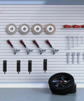 15 Piece Iron Slat Board Hooks Set For Garage Wall Storage And Retail Display Heavy Duty Load Bearing Multi Purpose Tool Hooks