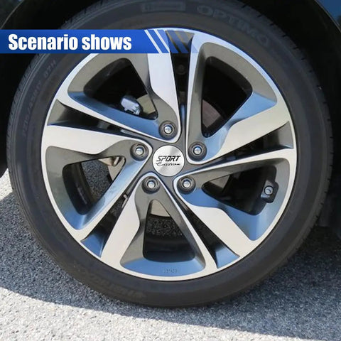 Four Pack Dope American Flag Wheel Center Caps 56Mm on a sporty silver alloy wheel showcasing sleek design and premium protection.