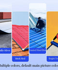 Battle Ready Aluminum Roof Repair Tape Heavy Duty Self Adhesive Waterproof Shingle Sealant Strip in multiple colors.