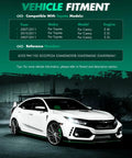 Vehicle fitment chart for Toyota models, compatible with Camry 2007-2011, showing engine types and reference numbers.