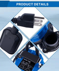 Built Tough 2 Inch Submersible Trash Pump Float Switch Replacement Compatible With Tsurumi Hsz24s Hsz24s62 showing plug, switch, and pump details.