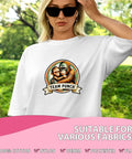 Dope Monkey Vintage Emblem DTF Transfers Pack for Tees Animal Team Punchs Iron On Stickers design on white shirt