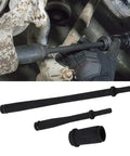 Beast Mode Pneumatic Bushing Driver Set For 1 And 3 Eighths Inch Anchor Pins And Bushings in use on truck component