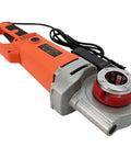 Heavy Duty Electric Pipe Threader Portable Pipe Threading Machine 2000W With Pure Copper Motor And Overload Protection For Long Life Rugged On The Go Threading Tool For Steel Iron And PVC Pipes, orange hand tool
