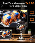 Digital Coin Microscope With Built In Light, 10 Inch IPS Display For Close Up Mint Marks, Dates, Die Cracks, Doubling And Edge Details, Perfect For Home Coin Collecting, Club Sessions, Penny Roll Hunters, And Coin Nerds on TV and PC