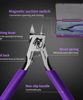 Ultra Thin Model Nippers For Beginners And Hobbyists, Precision Single Edged Cutter With Non Slip Grip, 4.7 Inch Tool