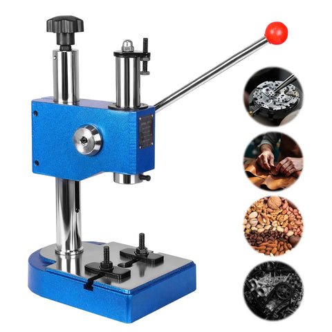 Heavy Duty 0.5 Ton Manual Arbor Press Precision Spring Loaded Benchtop Shaft Tool for bending, stamping, and forming tasks.