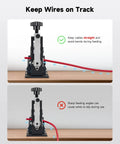 Heavy Duty Electric Wire Stripper Machine Featuring Multiple Operation Modes For Rapid Automated Cable Peeling, showcasing wire feeding guidance.