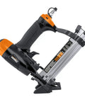 4-In-1 Pneumatic 18-Gauge Flooring Nailer, Brad Nailer, and Narrow Crown Stapler Do-It-All Pro-Grade Tool on white background