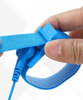 Hands adjusting 10 Pack Anti Static Wrist Straps Blue 7.9 Inch Perimeter With Alligator Clip ESD Safe Wristbands Adjustable 1.8M For Sensitive Electronics And PCB Work Pro Grade.