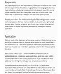 Text instructions for preparing and applying Heavy Duty Dry Graphite Lubricant 2 Pack Quart Cans For Extreme Temperatures.