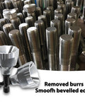 Heavy Duty External Chamfer Deburring Tool With HSS Hex Shank And Carbide Blades For Fast No Fuss Burr Removal On Metal Bolts