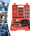 21 In 1 Heavy Duty Bearing Disassembly Puller Kit Inner Hole Extractor Tool Built From Premium Quenched Steel To Resist Rust And Handles Extreme Torque For Pros Fixing Cars Fast While Saving Money On Pricey Brands Plus Pro Specs For Shop Jobs, orange case with bearing pullers