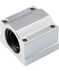 Pro Grade Linear Motion Bearing Slides For CNC Parts And 3D Printer Builds, SCS8UU To SCS30UU Range, 8 To 30 Mm Length, Aluminum Housing, High Load Capacity, Compact Design, Smooth Glide, Precision Tooling Upgrade. Aluminum linear bearing block for CNC and 3D printer axes
