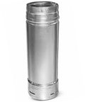 PelletVent Stainless Steel Double Wall Straight Stove Pipe Connector For Venting Smoke And Exhaust On Multi Fuel Stoves 36 Inch Long 3 Inch