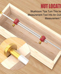 Nail Every Measure With This Straight Up 3 In 1 Modular Bar Gauge For Woodworking Clamping Positioning And Circle Drawing Inside Or Outside Corners Getting It Done Right Today, showing measurement tool in wooden box.