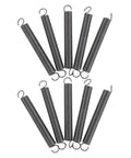 10 pack of Heavy Duty Steel Mechanical Extension Spring For Mouse Cage Dual Hook Tension Springs 7mm OD X 0.8mm Wire