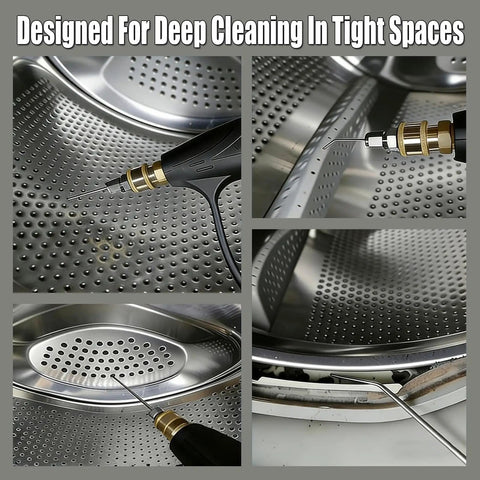 4 Pack High Pressure Washer Nozzle Tips With 1/4 Quick Connect cleaning washing machine drum