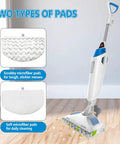 PowerFresh steam mop with 8 Pack Microfiber Steam Mop Pads For PowerFresh Steam Mops Washable And Reusable Pads