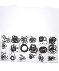 C Type Retaining External Snap Ring Kit In Carbon Steel Shaft Clips in storage box for axles and moving parts