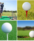 Golfer using Pro-Grade Natural Wood Golf Tees Set Of 100 In Multiple Colors And Sizes 3-1/4 Inches 2-3/4 Inches 2-1/8 Inches