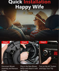 Steps for installing AC Heater Blower Motor Front Side For Nissan Rogue 2014 2019 And Rogue Sport 2017 2019