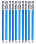 Premium S2 Steel Batch Heads Screwdriver Bit Kit With Impact Proof Construction For Home Decor And Heavy Duty Installation Or Disassembly Projects Featuring Durable 6.35mm Handle Diameter For Professional Grade Performance Every Single Time, 10 blue S2 steel bits