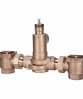 Top Notch Hot Water Mixing Valve With Two Inch Inlet Connection delivers smooth constant temperature output for commercial boilers, bronze configuration.
