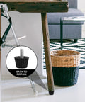 20 Piece Adjustable Chair Leveling Feet Set Screw In Furniture Levelers for tables and office chairs, easy height adjust.