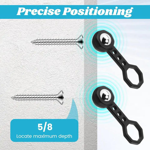 Straight Up Reliable Magnetic Stud Finder Wall Scanner Two Pack Battery Free Nail Detector For Drywall And Wood Delivers Knockout Accuracy Every Time Your Go To Diy Wall Locating Tool In Matte Black