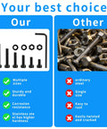 405 Piece M3 Screw Assortment Kit Loaded With Hex Socket Head Cap Screws Nuts And Washers Premium Metric Machine Bolt Set black fasteners comparison.