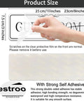 Heavy Duty Acrylic Triaging Sign Slick Peel Stick Business Status Notice Waterproof Door Label Indoor Outdoor Warning Decal 10 By 3 Inches Black And White with protective film being removed