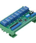 RS485 Relay Board 24V Industrial Relay Module With 8 Inputs And 8 Outputs DIN Rail PLC Expansion for Control