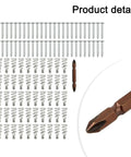 Tool Free Self Drilling Drywall Anchors Kit 100 Pcs Zinc Hollow Wall Anchors with Screws and driver bit shown in detail