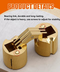8 Pcs Brass Hidden Barrel Hinges 8 Mm Concealed Furniture Fittings With 180 Degree Opening For Jewelry Boxes