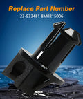 Throttle Lever Linkage Swivel Bushings 2 Pack, Heavy-Duty Abrasion-Resistant Nylon, part 23-932481 8M0215006 on water surface