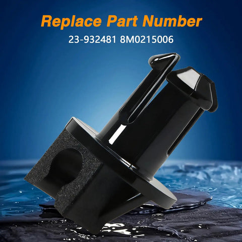 Throttle Lever Linkage Swivel Bushings 2 Pack, Heavy-Duty Abrasion-Resistant Nylon, part 23-932481 8M0215006 on water surface