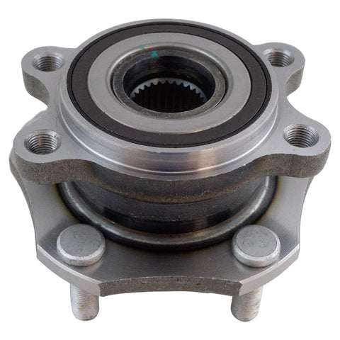 Front And Rear Wheel Bearing And Hub Assembly Set Four Piece For 2014 To 2019 Nissan Rogue AWD, front view close-up