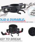 Heavy Duty Trailer Towing Organizer With Aluminum Chain Holder And 7 Way Plug Cover, Powder Coated, Anti Rust, comparison of durability
