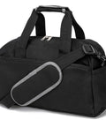 14 Inch Small Gym Bag For Women And Men, Mini Duffle For Travel And Sports, Lightweight Carry On, Water Resistant Polyester, Black