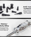 Very Heavy Duty Inner Bearing Puller Extractor Tool Made From Solid 40CR Steel Designed To Pop Rusted Seized Blind Hole Bearings From Car And Bike Engines With Strong Grip That Handles Heavy Hammering For A Quick Garage Fix Or For Real. 12-piece 8-32mm set