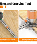 Heavy Duty Stainless Steel Router Circle Cutting Jig With Adjustable Depth And Universal Fit For Most Dust Covers Delivers knockout precision for milling round grooves and straight lines.
