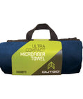 Quick Dry Microfiber Towel For The Gym Travel And Camping Navy Large 30x50 Inches With Fast Dry Tech Ultra Absorbent Two Retention Straps