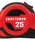 Self Lock Tape Measure With Retractable Blade And Rubber Overmold For A Solid Grip 8 Meter Length Easy Read Fractions
