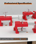 Heavy Duty Cabinet Clamp Set For Face Frame Cabinets With Alignment Plate And Dual Side Screws 2 Pack Delivers Pro Grade Precision