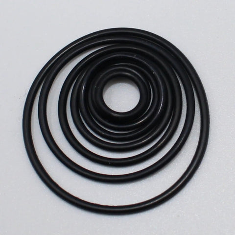 Heavy Duty ORS ORFS Flat Face O Ring Seal Kit for Hydraulic Fittings with Buna N 90 Durometer, 210 Piece Set, Eight Common Sizes