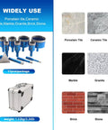 Diamond Core Drill Bit Set For Porcelain Tile Ceramic Marble Granite With Triangle Shank Hole Saw Kit, 11 Pieces and case