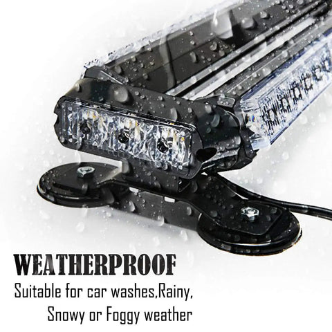 Rock Solid 30 Led Amber White Flashing Warning Beacon Built Tough For Work Trucks And Road Crews Offers Hecka Visible 360 Coverage Daylight Rain Or Shine 12 To 24 Volt Universal Mount