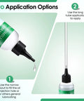 8oz Silicone Treadmill Belt Lubricant with two application options and steel tubes for quiet smooth runs